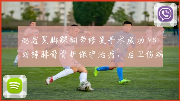 赵岩昊脚踝韧带修复手术成功 vs 刘铮腓骨骨折保守治疗，后卫伤病恢复路径选择差异